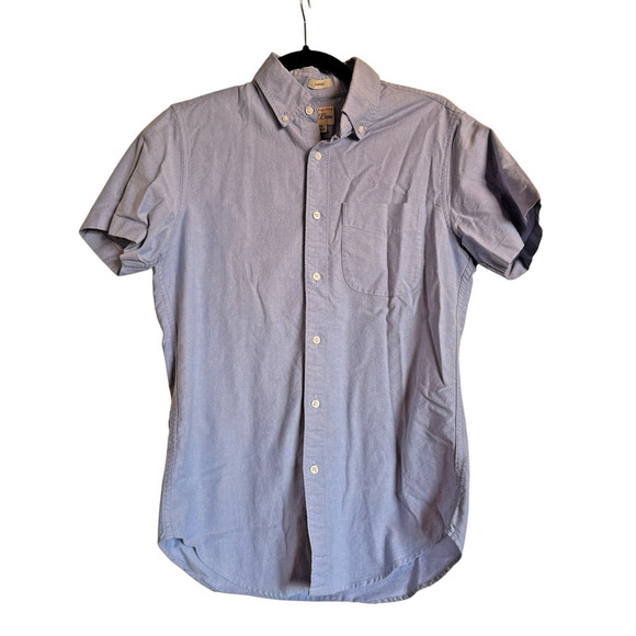JCrew‎ Sz XS Classic Button Down Shirt Preppy School Office Normcore - Picture 1 of 8